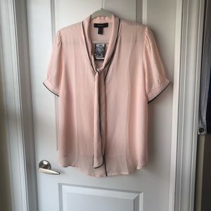 Forever 21 Pink Sheer Top